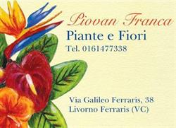 Piovan Franca, Livorno Ferraris orari di apertura