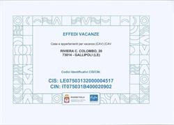 Effedi Vacanze, Gallipoli orari di apertura